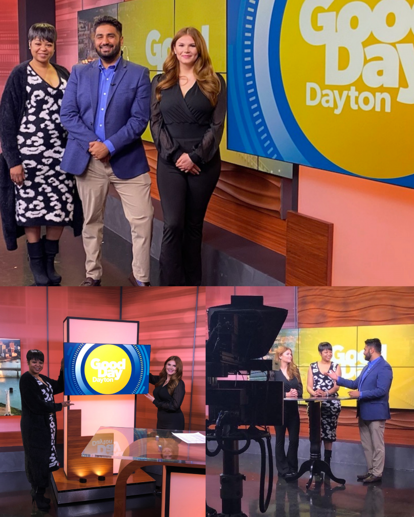Behind the scenes of good day dayton with abc creative images