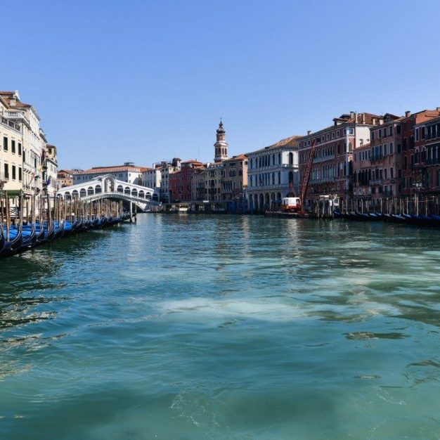 Venice, Italy water canals are clearer than ever before due to the Coronavirus pandemic.