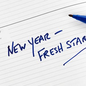 New Year's resolutions list