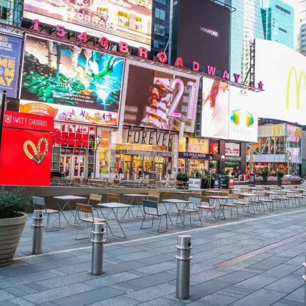 Empty Times Square Coronavirus
